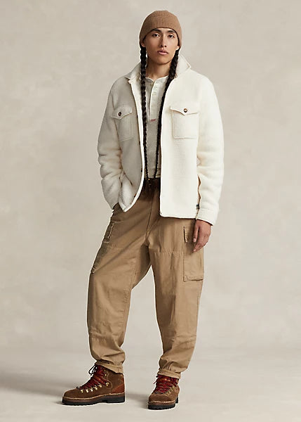 Baggy Fit Reverse-Sateen Cargo Pant