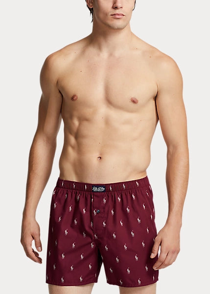 Classic Woven Cotton Pony Boxer