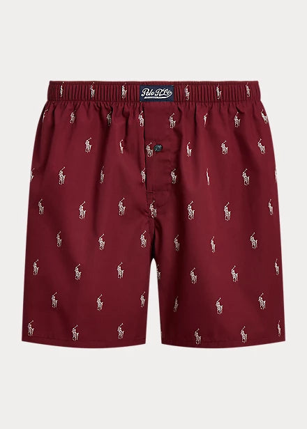 Classic Woven Cotton Pony Boxer