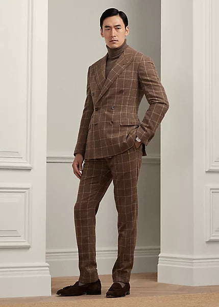 Kent Handmade Plaid Cashmere Suit