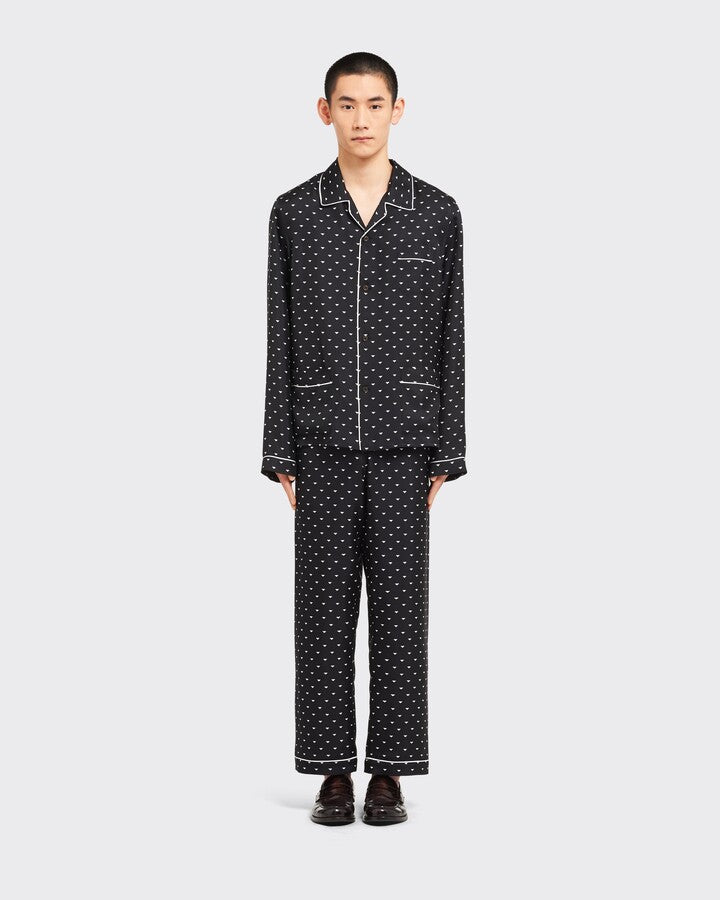 Prada Silk Twill Pajamas